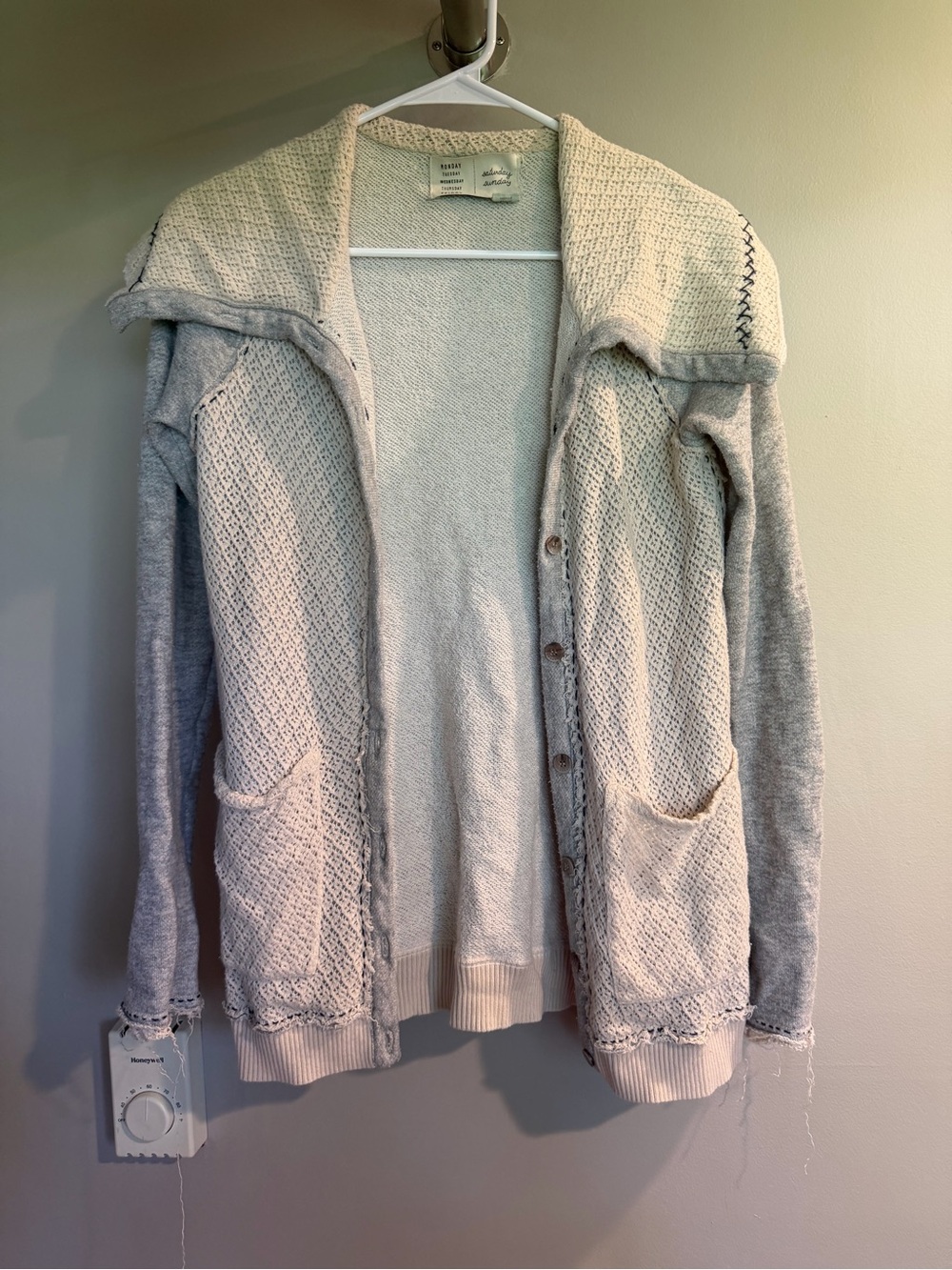 Textured Cozy Knit Button-Up Cardigan